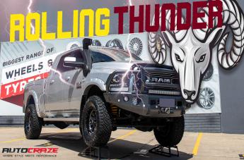 DODGE RAM CRUSH GLOSS BLACK DOUBLE DARK TINT